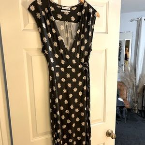 Beautiful UO midi wrap dress